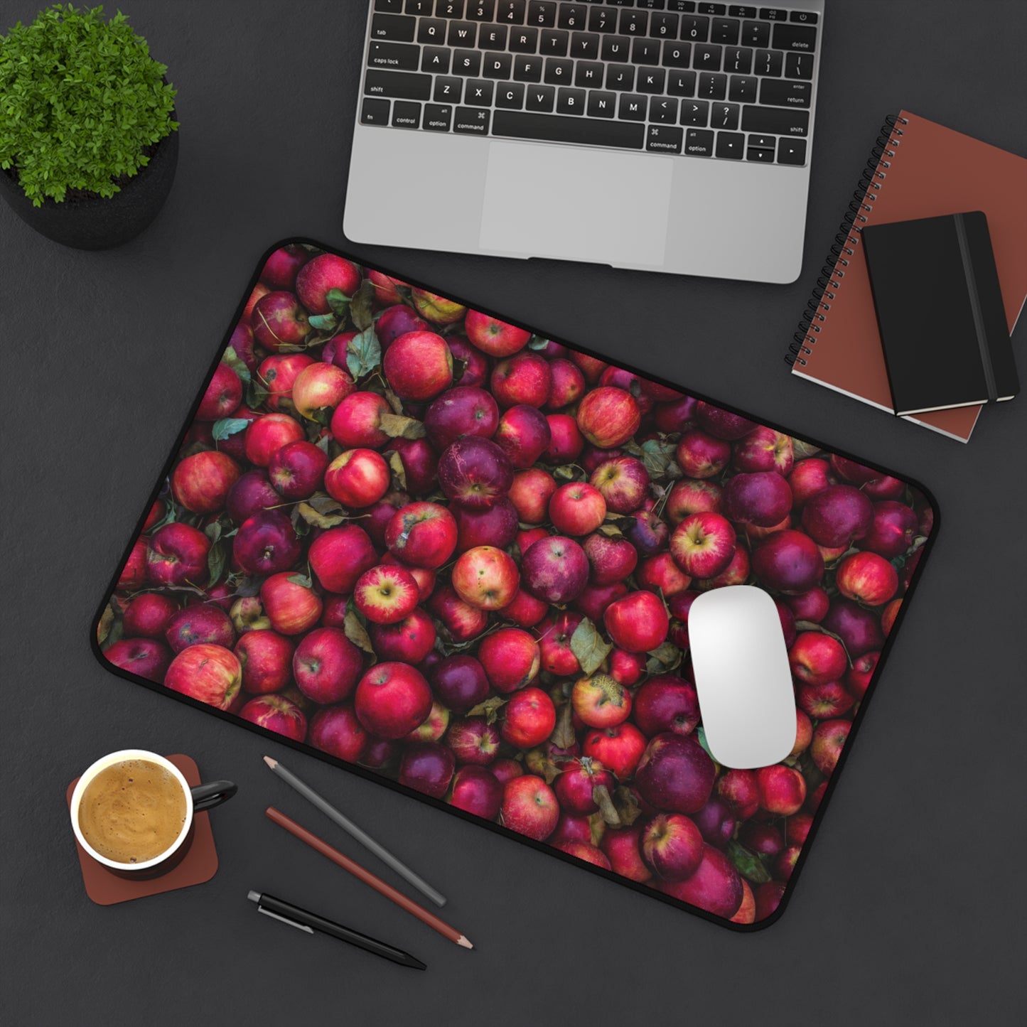 Large Luxury Desk Mat Premium Quality Neoprene Mouse Pad Apples Desk Mat Light Weight Multi-Functional Desk Mat Office Supplies - The Storied Desktop