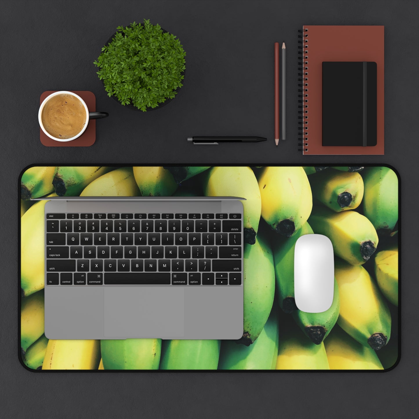 Large Luxury Desk Mat Premium Quality Neoprene Mouse Pad Bananas Desk Mat Light Weight Multi-Functional Desk Mat Office Supplies - The Storied Desktop