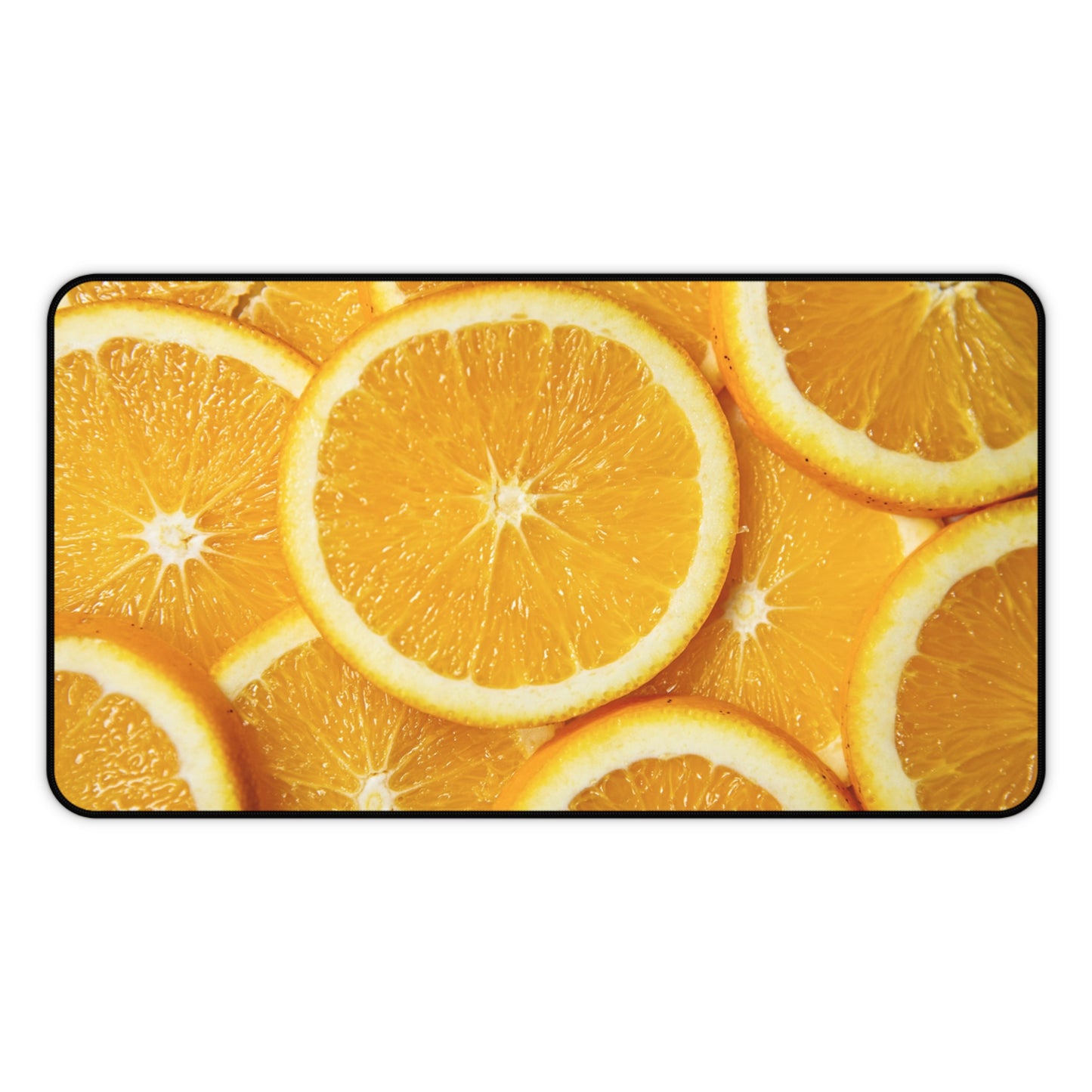 Large Luxury Desk Mat Premium Quality Neoprene Mouse Pad Orange Slices Desk Mat Light Weight Multi-Functional Desk Mat Office Supplies - The Storied Desktop