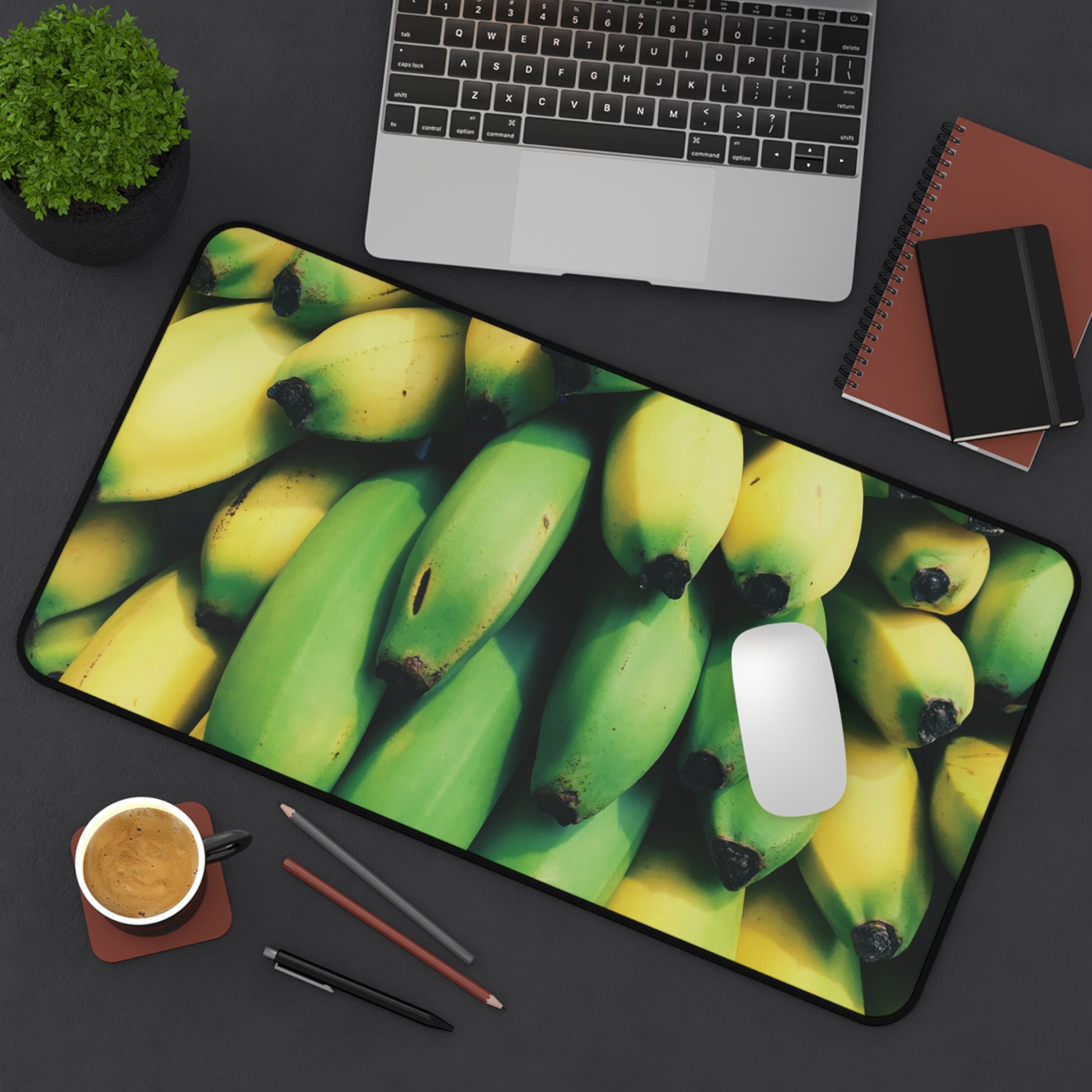 Large Luxury Desk Mat Premium Quality Neoprene Mouse Pad Bananas Desk Mat Light Weight Multi-Functional Desk Mat Office Supplies - The Storied Desktop