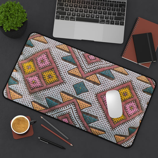 Large Luxury Desk Mat Premium Quality Neoprene, Turkish Textiles Aesthetic Desk Mat, Light Weight, Multi-Functional Desk Mat, Office  Supplies, Gift for Any Occasion - The Storied Desktop