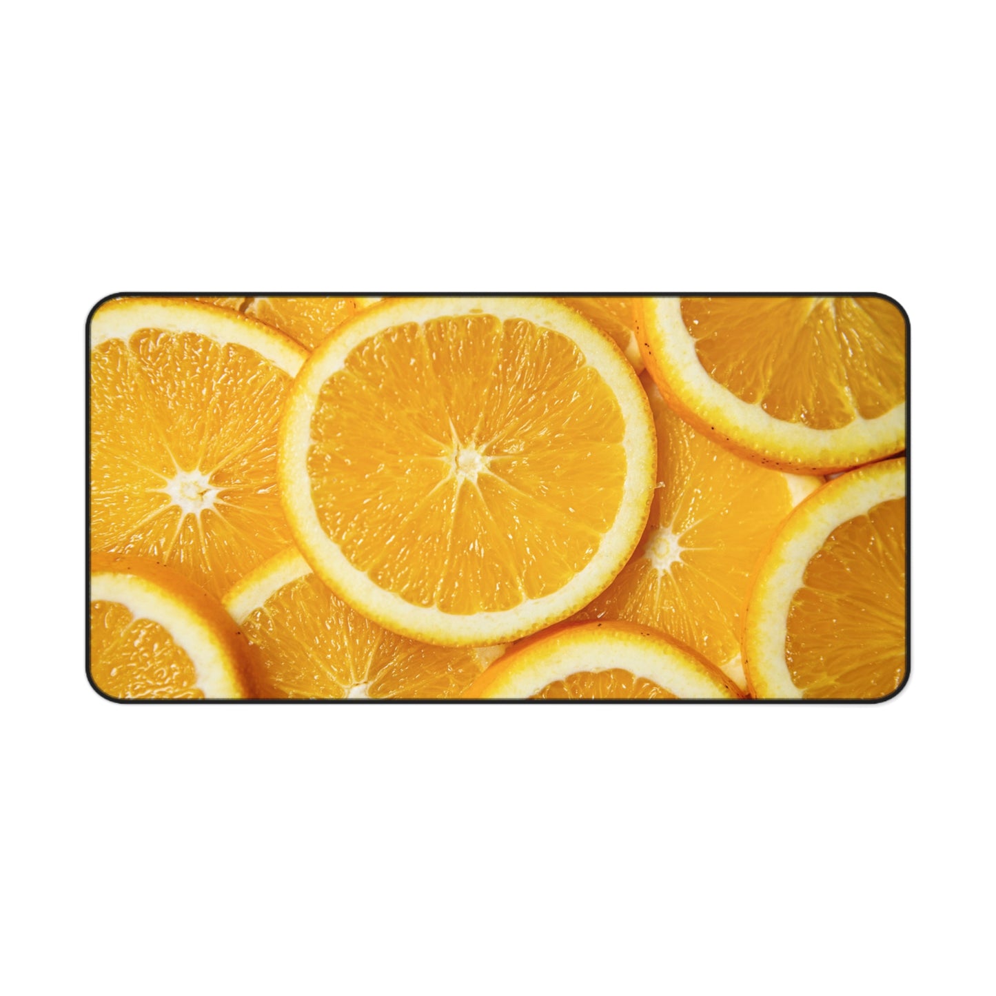 Large Luxury Desk Mat Premium Quality Neoprene Mouse Pad Orange Slices Desk Mat Light Weight Multi-Functional Desk Mat Office Supplies - The Storied Desktop