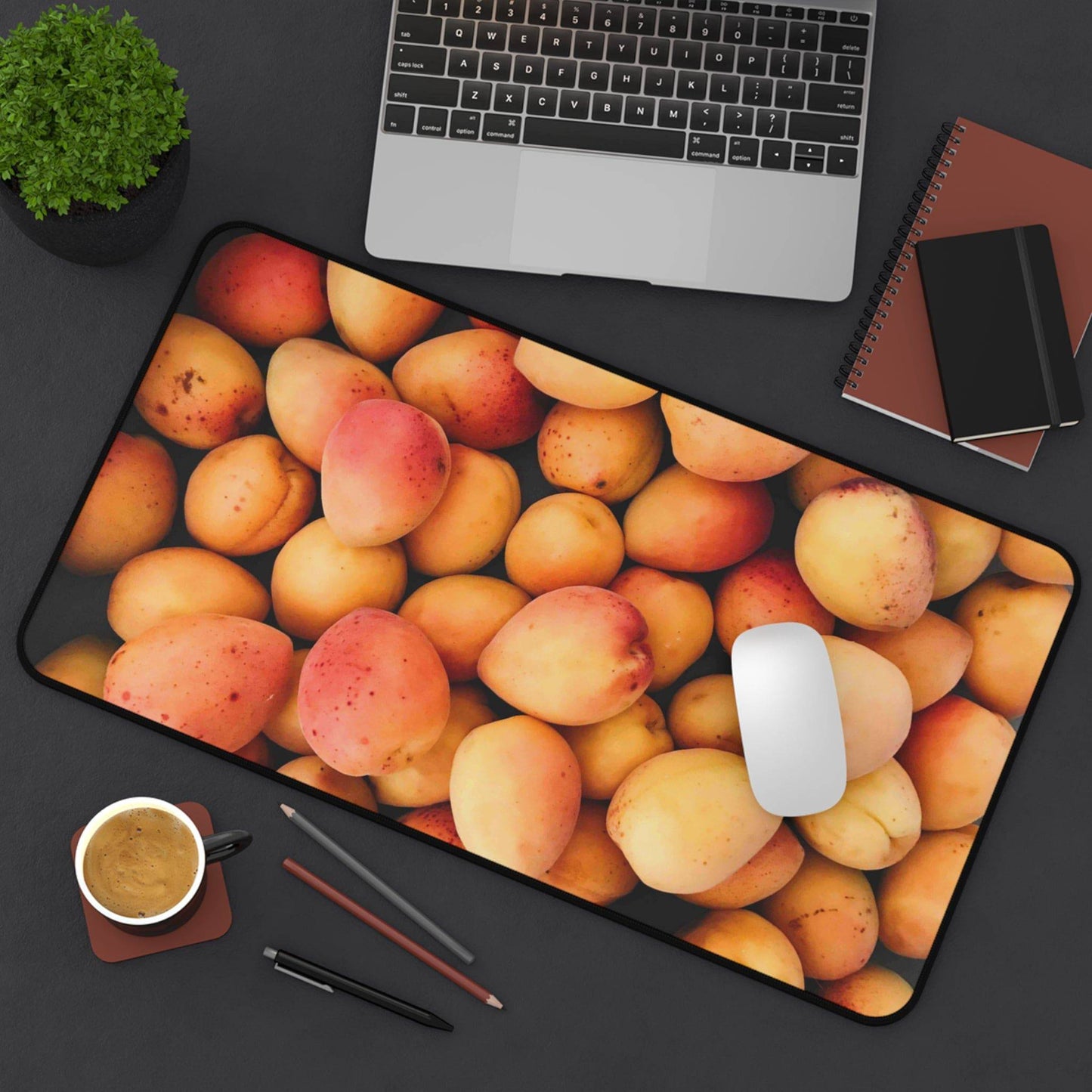 Large Luxury Desk Mat Premium Quality Neoprene Mouse Pad Mangos Desk Mat Fruits Light Weight Multi-Functional Desk Mat Office Supplies - The Storied Desktop