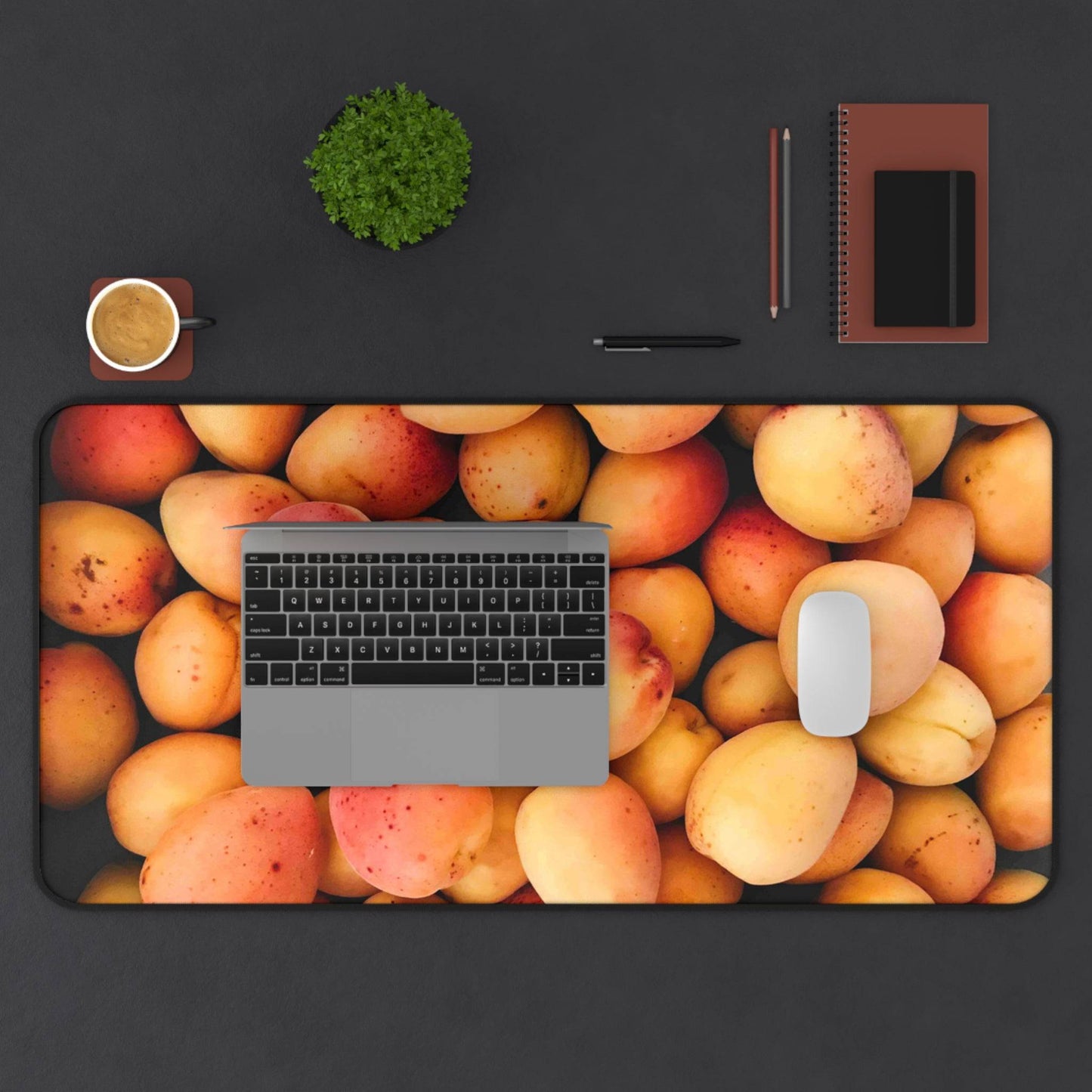 Large Luxury Desk Mat Premium Quality Neoprene Mouse Pad Mangos Desk Mat Fruits Light Weight Multi-Functional Desk Mat Office Supplies - The Storied Desktop