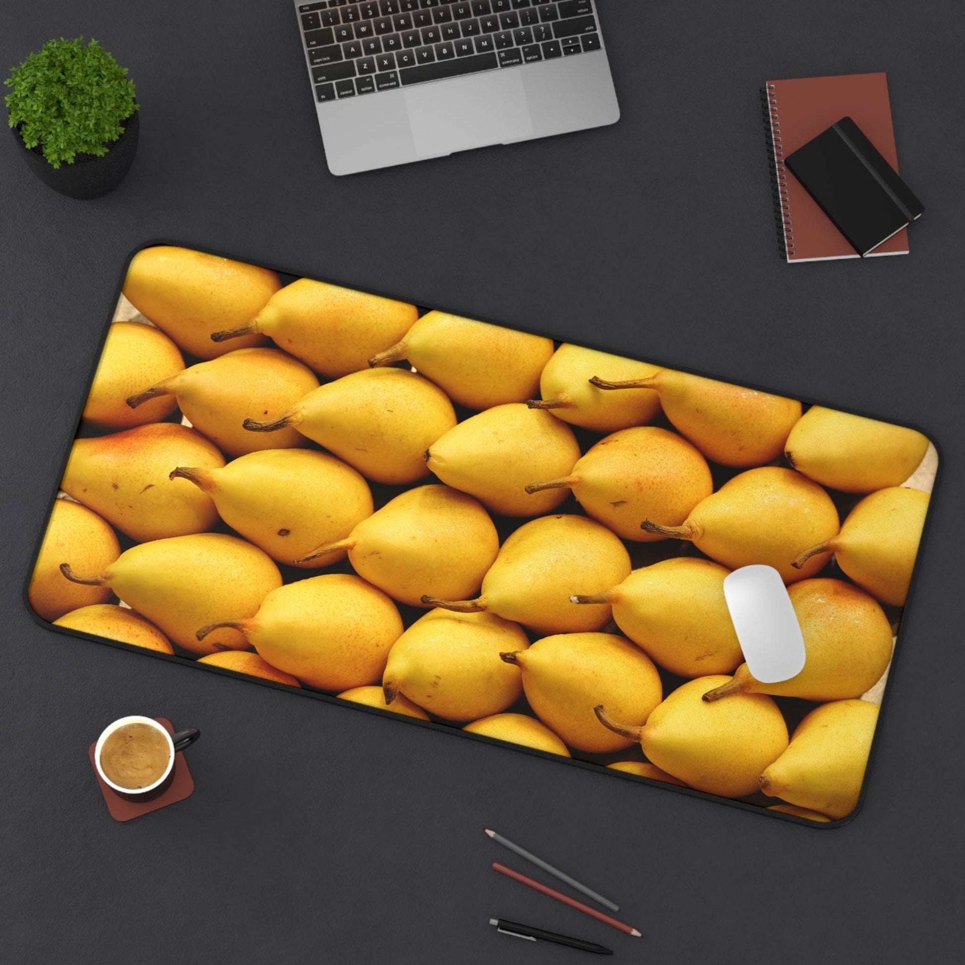 Large Luxury Desk Mat Premium Quality Neoprene Mouse Pad Pears Desk Mat Fruits Light Weight Multi-Functional Desk Mat Office Supplies - The Storied Desktop