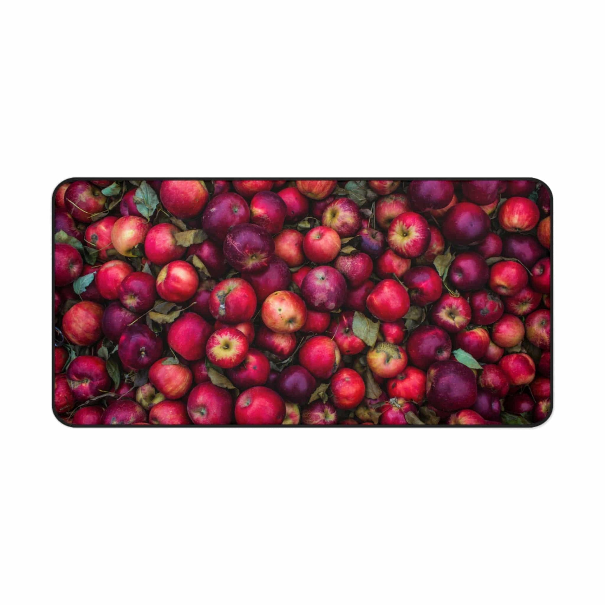 Large Luxury Desk Mat Premium Quality Neoprene Mouse Pad Red Apples Desk Mat Fruits Light Weight Multi-Functional Desk Mat Office Supplies - The Storied Desktop