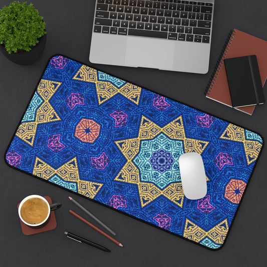 Large Luxury Desk Mat Premium Quality Neoprene Mouse Pad Beaded Aesthetic Desk Mat Light Weight Multi-Functional Desk Mat Office Supplies