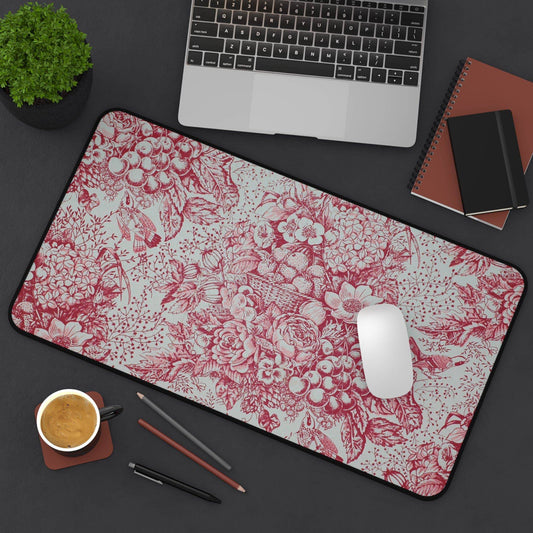 Large Luxury Desk Mat Premium Quality Neoprene Mouse Pad Cherry Blossom Desk Mat Light Weight Multi-Functional Desk Mat Office Supplies - The Storied Desktop