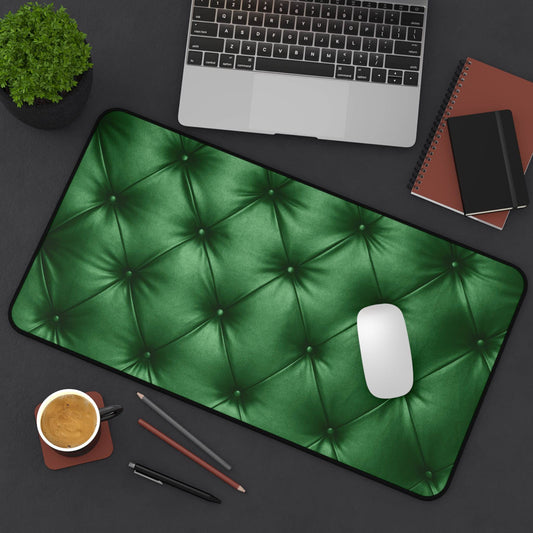 Large Luxury Desk Mat Premium Quality Neoprene Mouse Pad Green Silk Tufted Desk Mat Light Weight Multi-Functional Desk Mat Office Supplies - The Storied Desktop