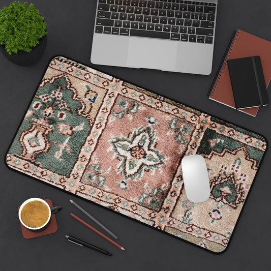 Large Luxury Desk Mat Premium Quality Neoprene Mouse Pad Turkish Rug Desk Mat Light Weight Multi-Functional Desk Mat Office Supplies - The Storied Desktop